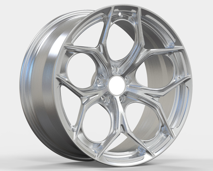 Brushed Silver Custom Forged Wheels Available in Any Style Finishes & Specs A Set of 4