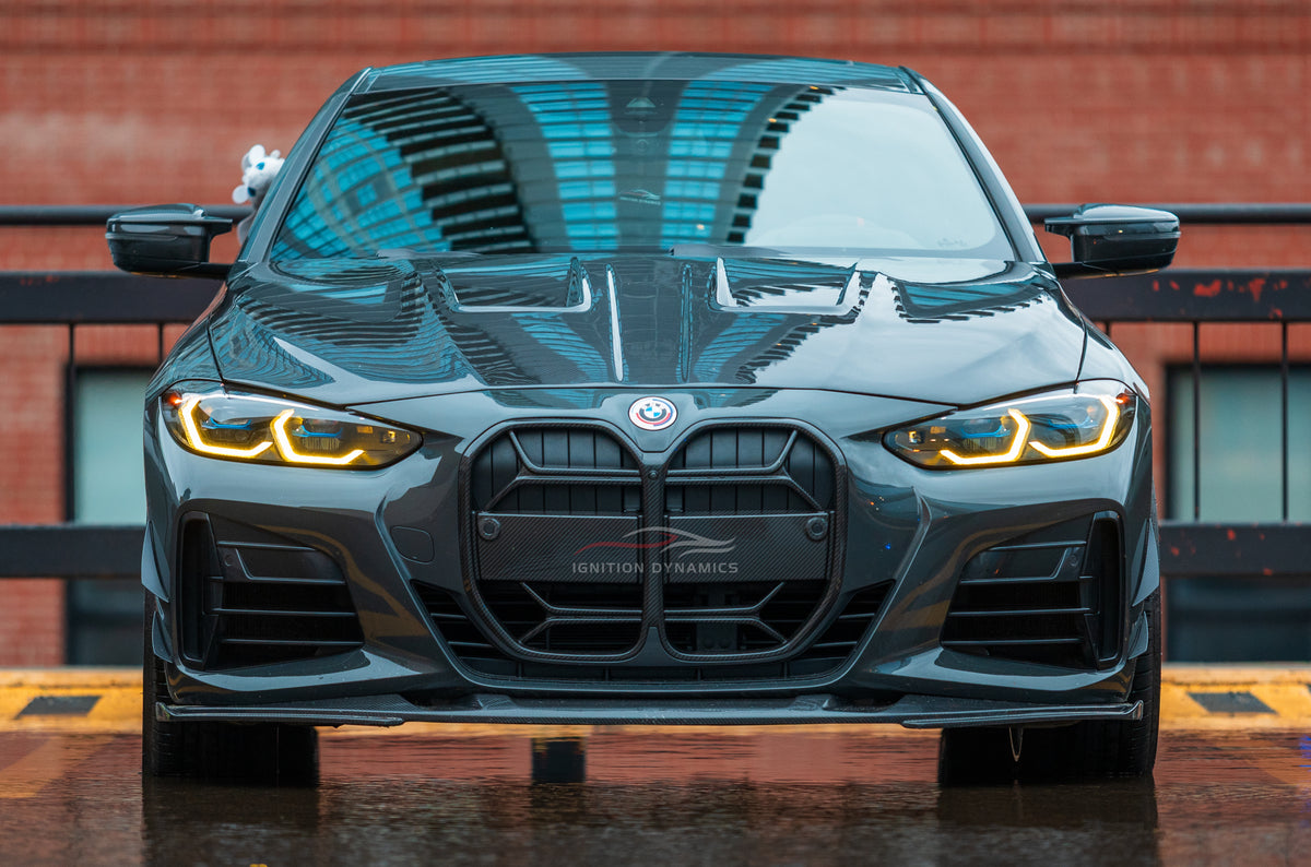 CSL Style Prepreg Carbon Fiber Front Grille for G22 / G23 / G26 BMW 4 Series