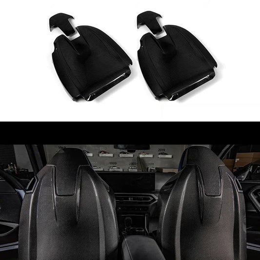 Dry Carbon FIber Seat Back Cover Trim for G80 / G82 / G87 BMW M2 M3 M4