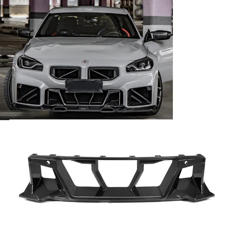 SQ Style Prepreg Dry Carbon Fiber Lower Bumper Grille For G87 BMW M2 2023+