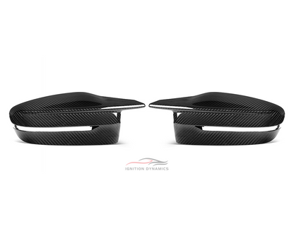 Prepreg Carbon Fiber MP Style Mirror Caps for G Chassis BMW
