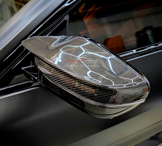 Prepreg Carbon Fiber MP Style Mirror Caps for G Chassis BMW