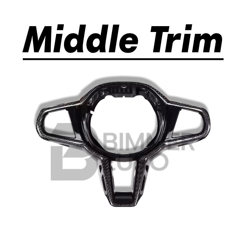 LCI Style Custom Carbon Fiber Steering Wheel for G Chassis (Retrofit All G & F Chassis Models)