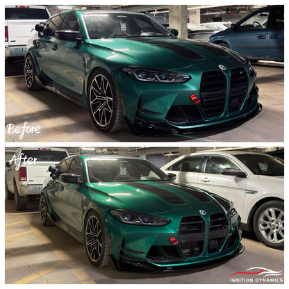 V Style Prepreg Carbon Fiber Front Grille for G80 / G82 / G83 BMW M3 & M4